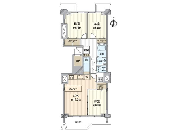 シーアイマンション本郷 間取図(平面図) シーアイマンション本郷 間取図(平面図)