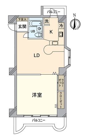 荘苑ひがし栄 間取図(平面図) 荘苑ひがし栄 間取図(平面図)