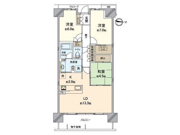間取図(平面図)