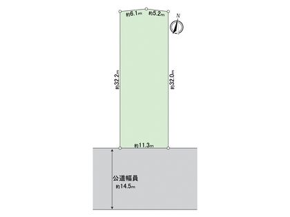瑞穂区北原町2丁目 区画図