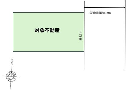 昭和区丸屋町1丁目 2号地 区画図