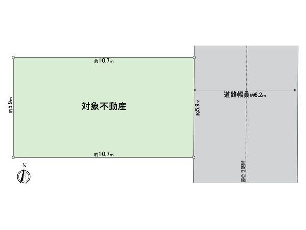 昭和区丸屋町1丁目 2号地 区画図