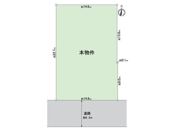 昭和区長戸町3丁目 区画図