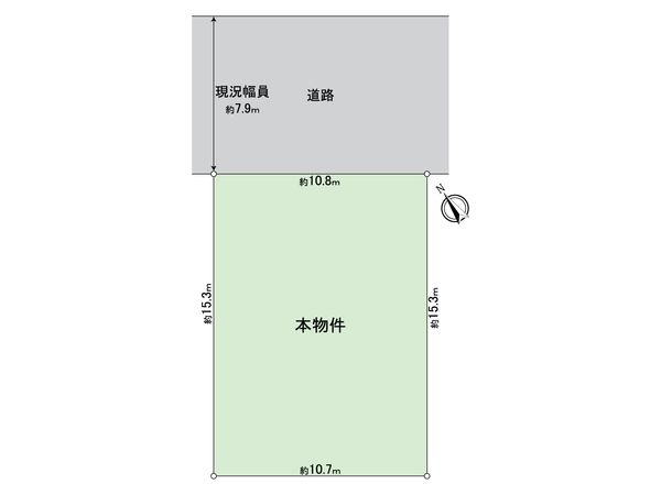 南区大堀町 土地 区画図 南区大堀町 土地 区画図