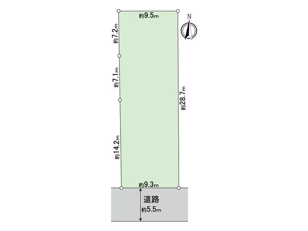 瑞穂区松園町2丁目 区画図