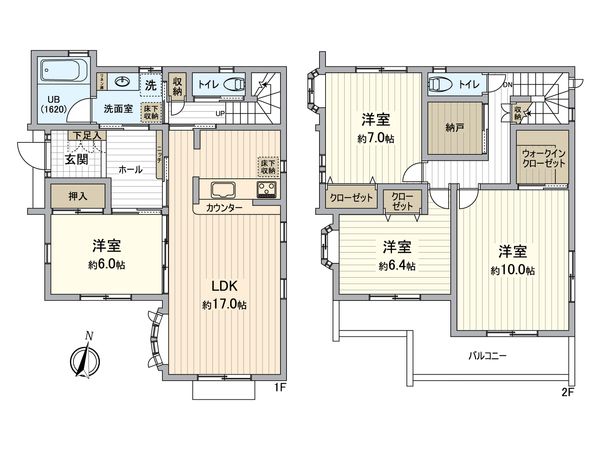昭和区出口町3丁目 間取図(平面図)