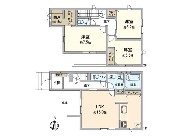 瑞穂区亀城町1丁目 間取図(平面図)