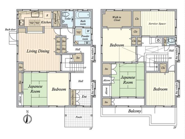 昭和区長戸町3丁目 間取図(平面図)