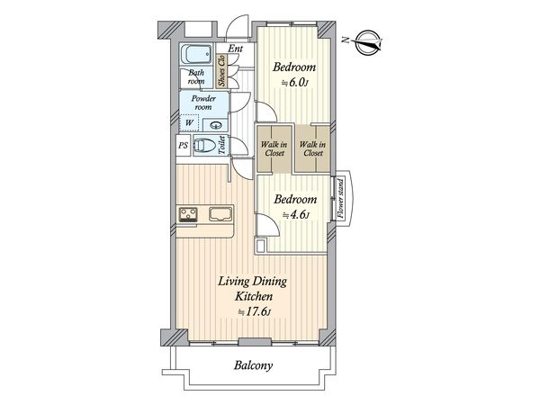 リリーハイツ瑞穂 間取図(平面図) 間取図(平面図)