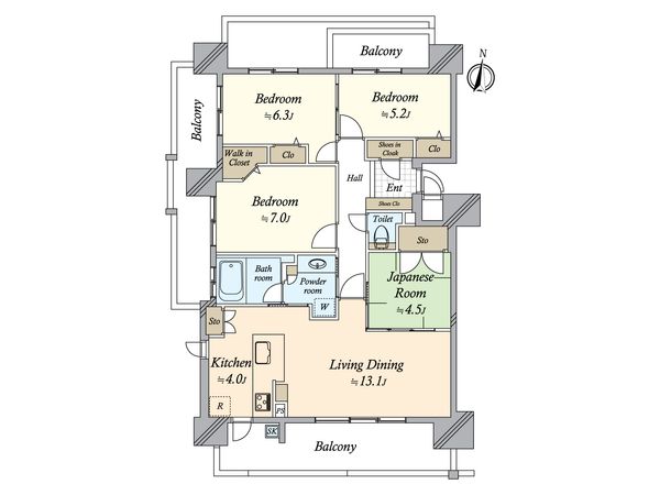 間取図(平面図)