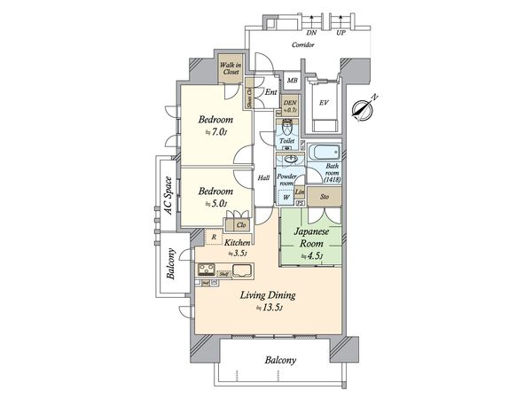 プラウド御器所 間取図(平面図) 間取図(平面図)