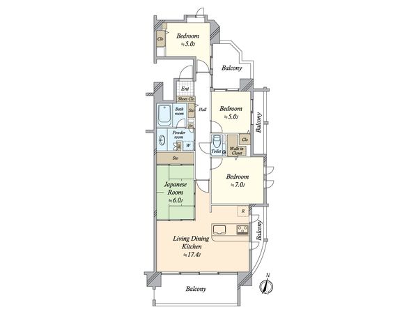 藤和シティホームズ滝子 間取図(平面図) 藤和シティホームズ滝子 間取図(平面図)