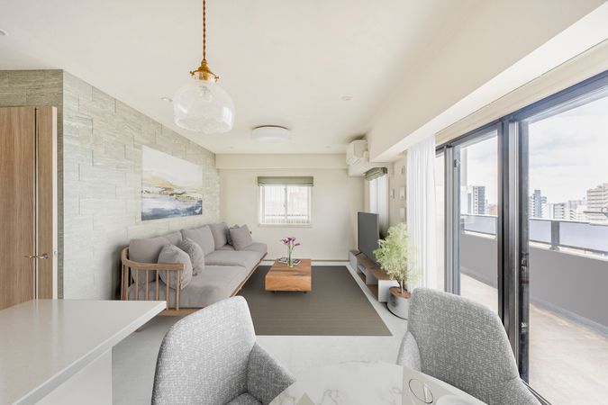 オープンレジデンシア昭和吹上 リビング オープンレジデンシア昭和吹上 リビング