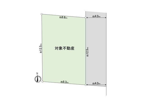 中川区戸田ゆたか1丁目 区画図