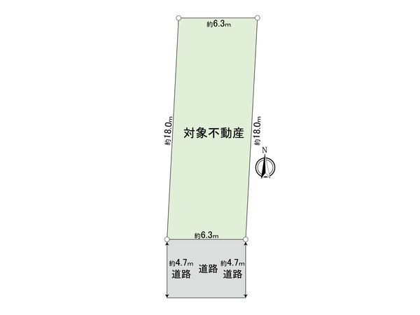 海部郡蟹江町本町9丁目 土地 区画図