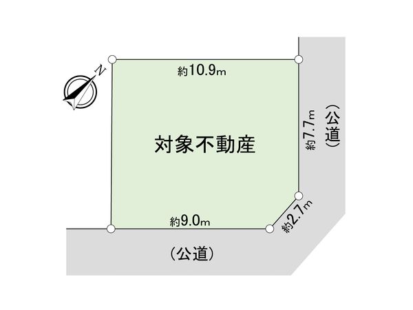 中川区好本町2丁目 区画図