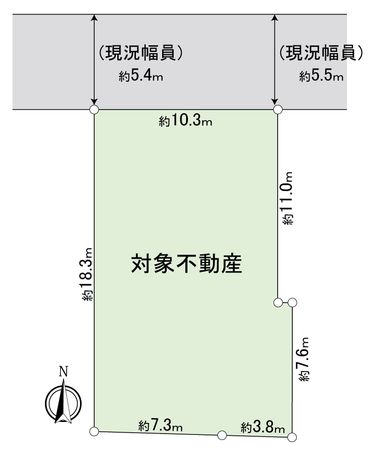 中川区五女子町5丁目 区画図 区画図