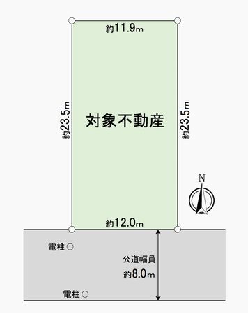 港区小碓3丁目 区画図