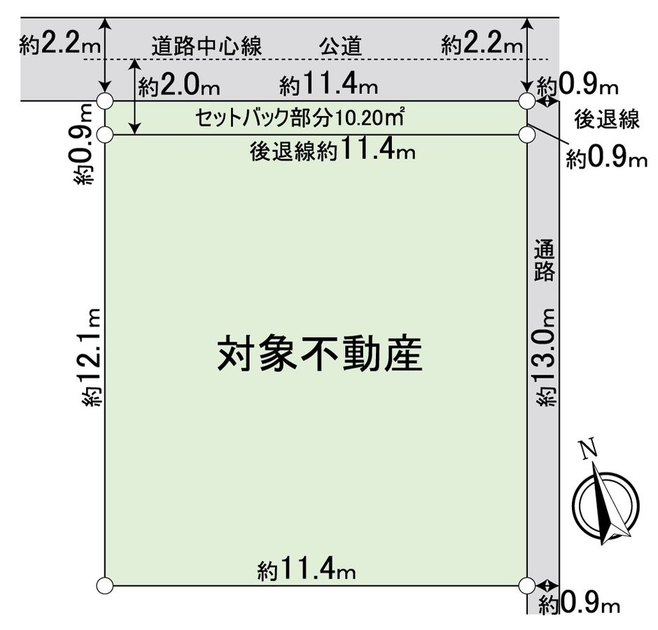 中川区高杉町 区画図 区画図
