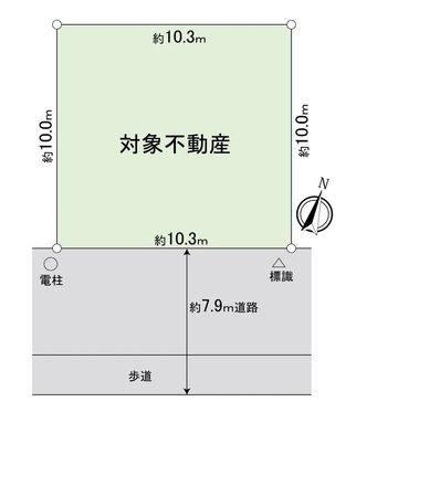 北区如意2丁目 区画図 区画図