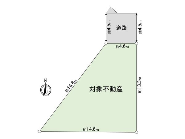 中川区大塩町1丁目 区画図 中川区大塩町1丁目 区画図