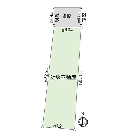 海部郡大治町大字長牧字向 区画図