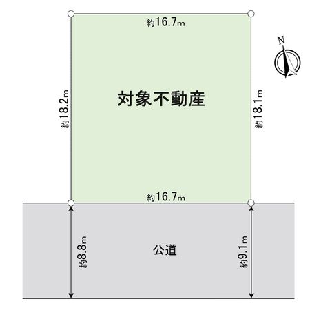 中川区草平町2丁目 区画図 中川区草平町2丁目 区画図
