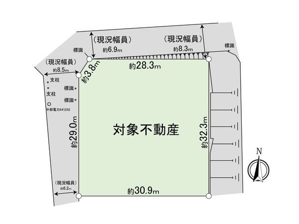 港区藤高1丁目 区画図