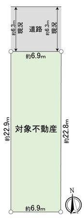 海部郡大治町大字砂子字村東 区画図