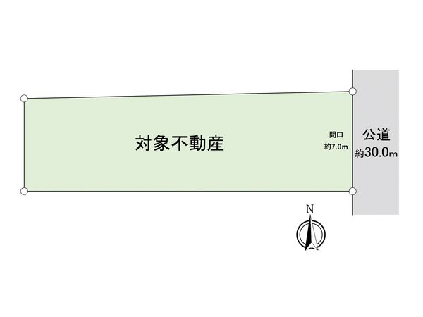 中川区打中1丁目 土地 区画図