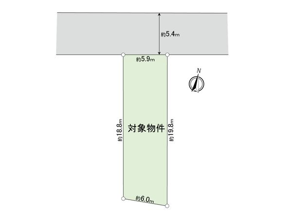 中村区高道町1丁目 土地 区画図 中村区高道町1丁目 土地 区画図
