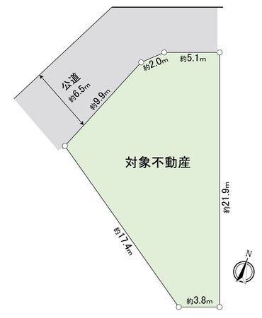 中川区横井2丁目【A区画】 区画図 中川区横井2丁目【A区画】 区画図