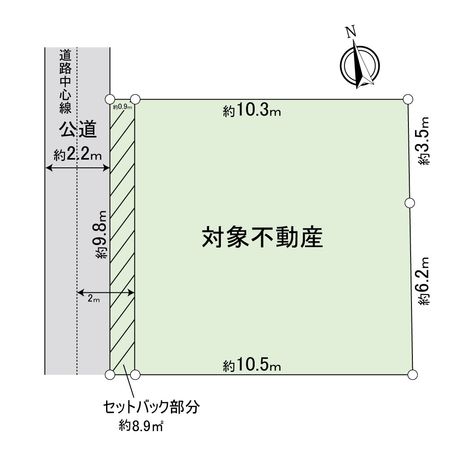 愛西市須依町北前 区画図