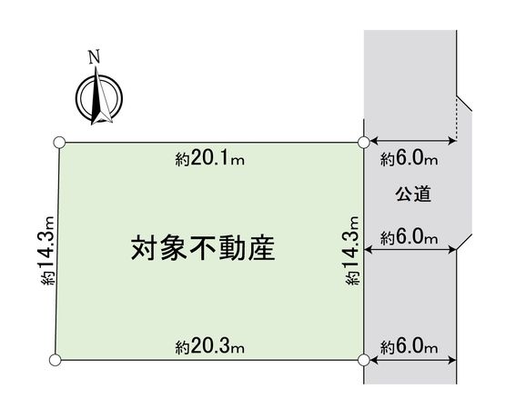 中川区江松2丁目 区画図 中川区江松2丁目 区画図