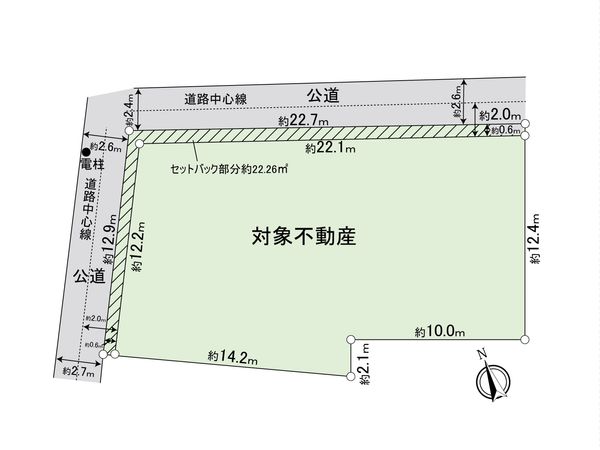 中川区下之一色町字北起 区画図