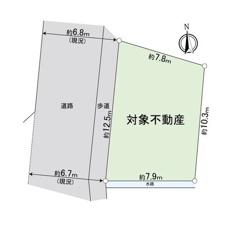 海部郡大治町大字砂子字大宮崎 区画図