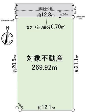 津島市藤浪町1丁目 区画図 津島市藤浪町1丁目 区画図