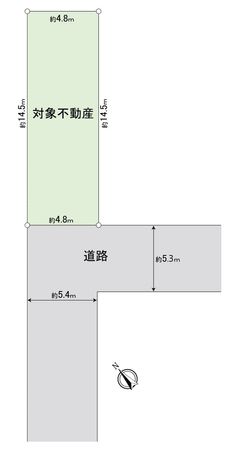 中川区南脇町3丁目 区画図 中川区南脇町3丁目 区画図