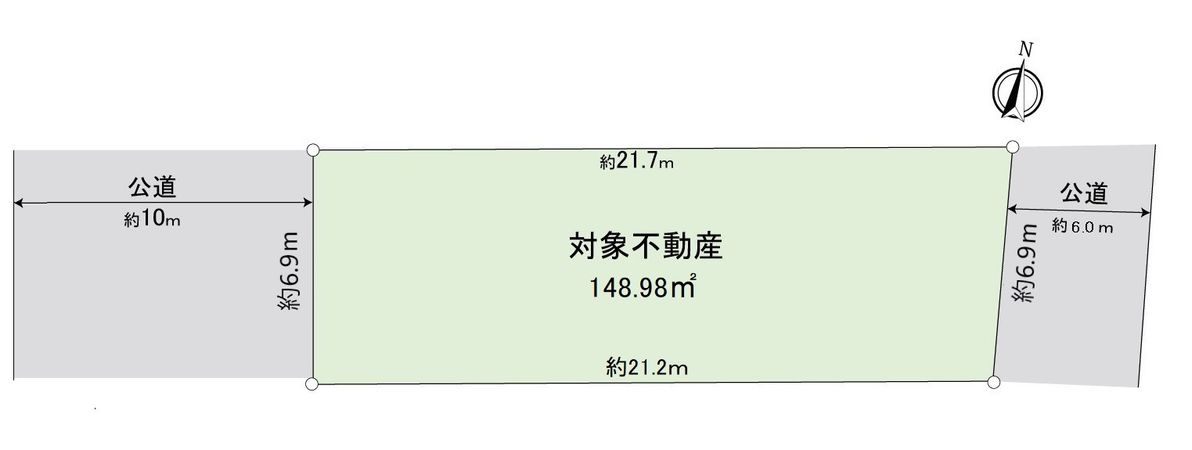 愛西市大野町山 区画図