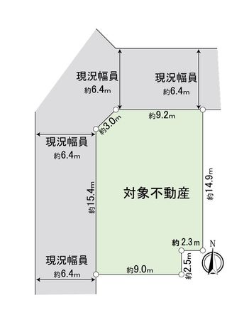 中川区打出2丁目 区画図
