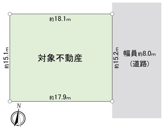 中川区高畑2丁目 区画図 区画図