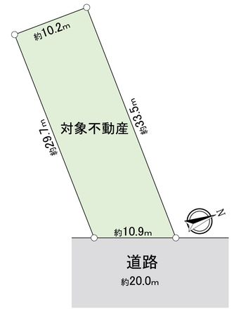 津島市一本木町 区画図 津島市一本木町 区画図
