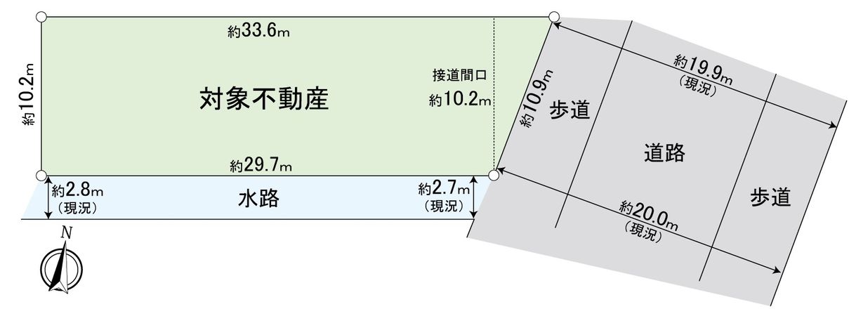 津島市一本木町 区画図
