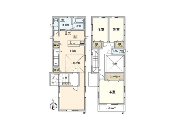 港区宝神2丁目 間取図(平面図) 間取図(平面図)