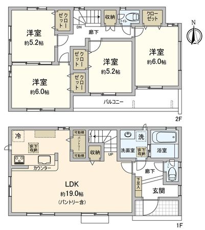 港区惟信町2丁目 間取図(平面図) 港区惟信町2丁目 間取図(平面図)