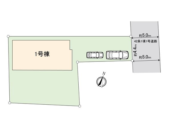 中川区江松5丁目【1号棟】 区画図
