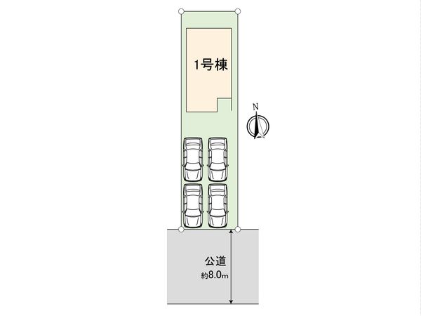 港区大西2丁目 新築戸建 全体区画図 全体区画図
