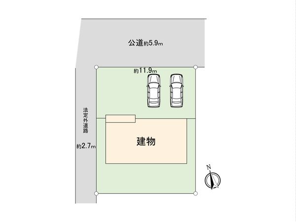 弥富市荷之上町六十人 新築戸建 全体区画図