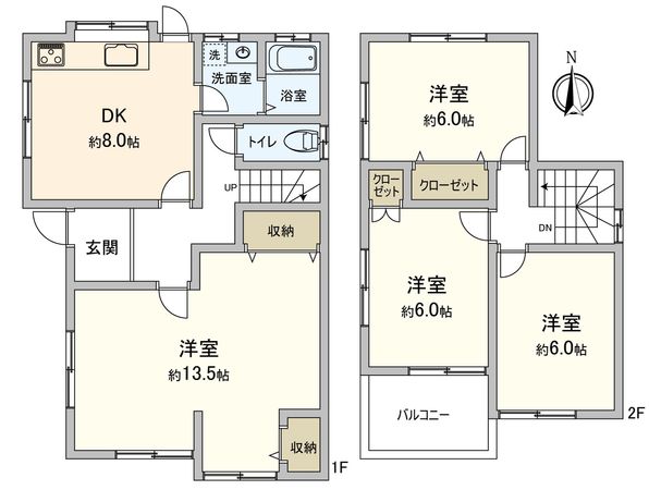 港区多加良浦町3丁目 間取図(平面図)