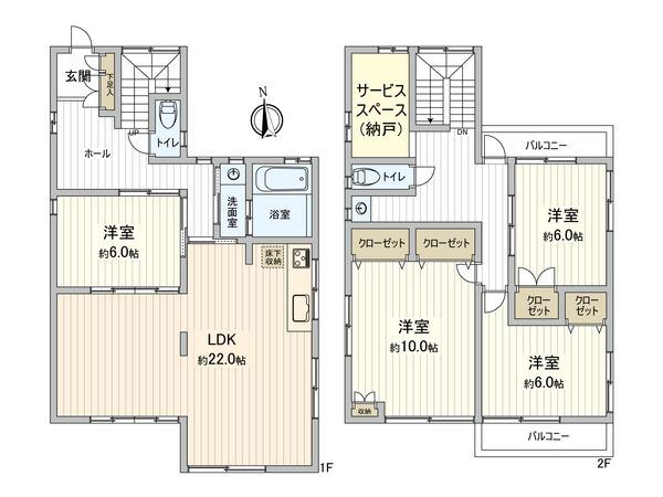 愛西市西保町西川原 間取図(平面図) 愛西市西保町西川原 間取図(平面図)